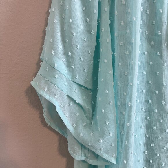 DDR2 by Daniel Rainn Swiss Dot Blouse - Sz XL (NWT) - Picture 2 of 10